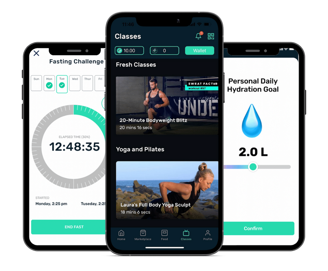 PUML meditation and wellbeing content in the mobile app